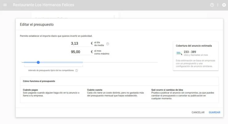 historial transacciones adwords
